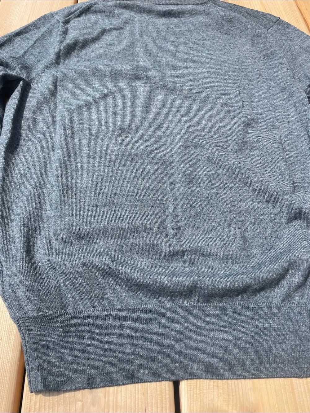 J. Crew Men's Crewneck Sweater in Gray/Blue